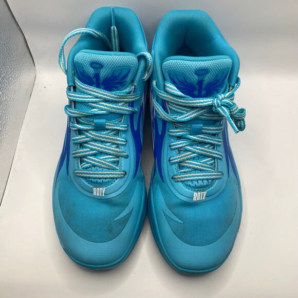 Puma MB.02 LaMelo Ball Rookie ROTY Basketball Shoes Blue Men’s 6.5 Women’s 8 - Picture 4 of 8